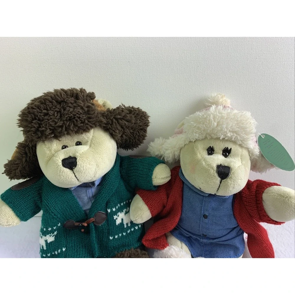 Limited Edition 2016 Starbucks‎ Holiday Bearista Collection Pair Boy & Girl Bear